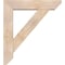 Ekena Millwork Traditional Slat Smooth Bracket w/ Offset Brace, Douglas Fir, 7 1/2"W x 34"D x 38"H BKT0806X34X38TRA06SDF - alternate 2